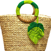 Square Water Hyacinth Bag